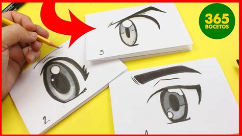 Como Dibujar Ojos Anime Faciles Dibujos Sencillos Como Dibujar Ojos