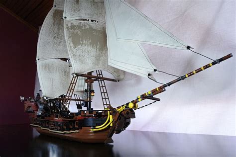 Lego Pirate Ship Jackdaw Black Flag