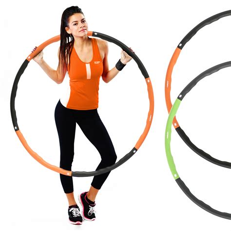 Mirafit Weighted Gym Hula Hoop Fitness Workoutexercise Ring Hoola