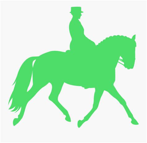Dressage Horse Silhouette Clip Art Free Transparent Clipart Clipartkey