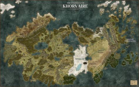 A True And Accurate Map Of Khorvaire Eberron The Dm Version Reberron