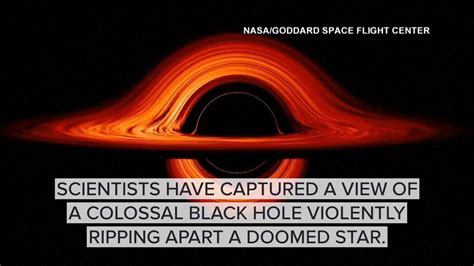 Nasa Satellite Captures Black Hole Ripping Doomed Star Apart By Ktal Nbc 6 Video