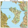 Mercer Island Washington Street Map 5345005