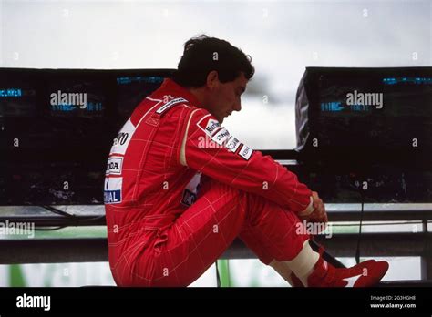 Ayrton Senna 1992 French Grand Prix Stock Photo Alamy