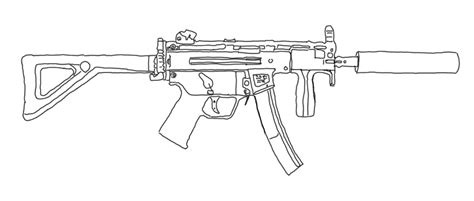 Nathaniels Art Portal Two More Sketches Of Guns From Modern Warfare 2