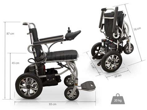 fauteuil roulant Électrique ultra lÉger 20 kgpersonne 160 kg elite