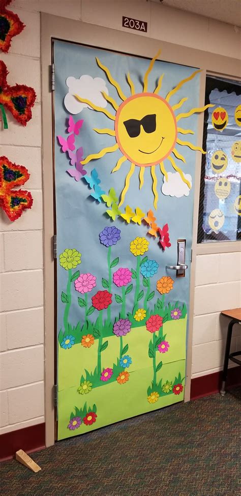 Spring Classroom Door Decoration School Door Decorations Spring
