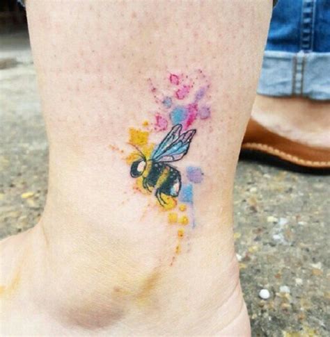 75 Cute Bee Tattoo Ideas Cuded Bee Tattoo Cute Tattoos For Women