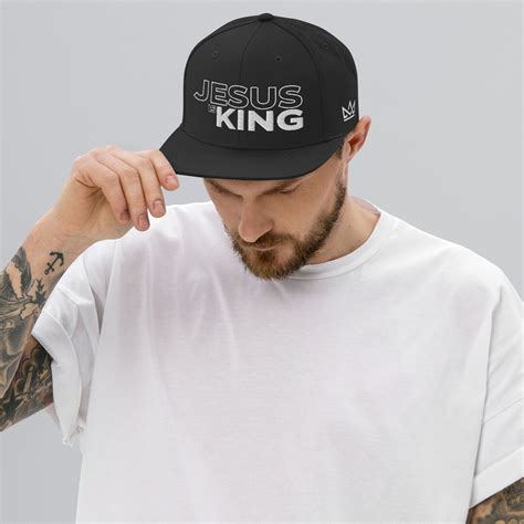 Jesus Is King Snapback Hat The Social Apologist Etsy