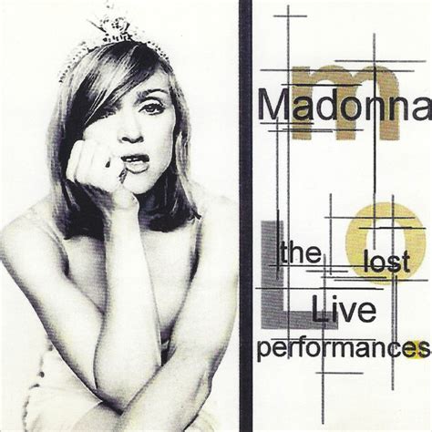 Madonna The Lost Live Performances Cdr Discogs