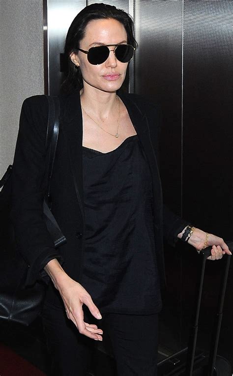 Angelina Jolie Aviators Sunglasses