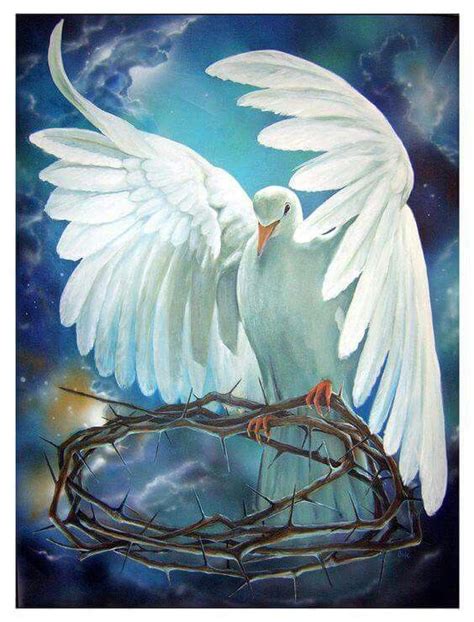 Beautiful Holy Spirit Art Jesus Art Dove Painting