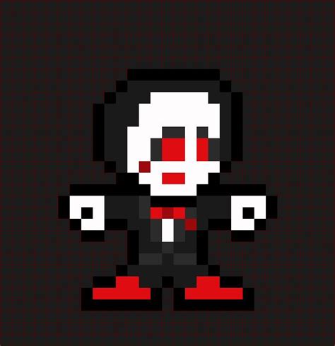 Billy Saw Horror Icons Pixel Drawing Horror