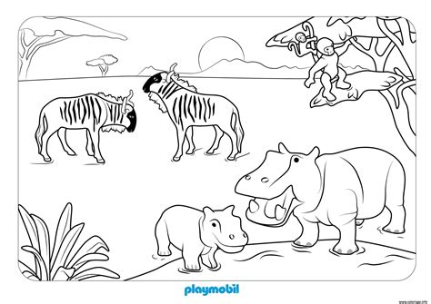 Coloriage Animaux Sauvages 2