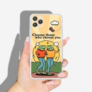 Retro Frog Phone Case Aesthetic Apple Phone Case Groovy Frog Case Good Vibes Bee Gift Y K
