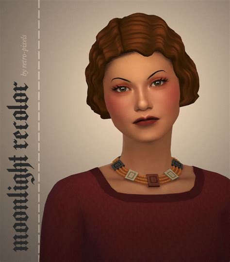 A Classic Hairstyle For Your ‘20s30s Sims I Needed Something Akin To