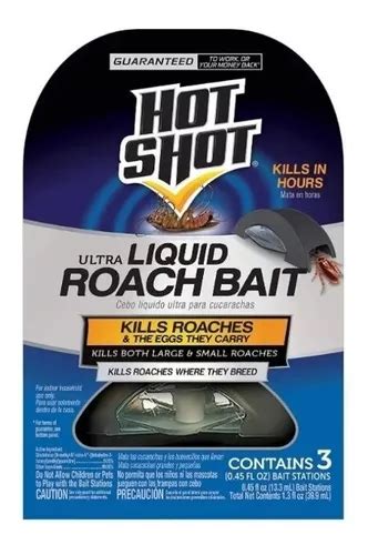 Hot Shot Bait Trampas Mata Cucarachas Ml Trampas Env O Gratis