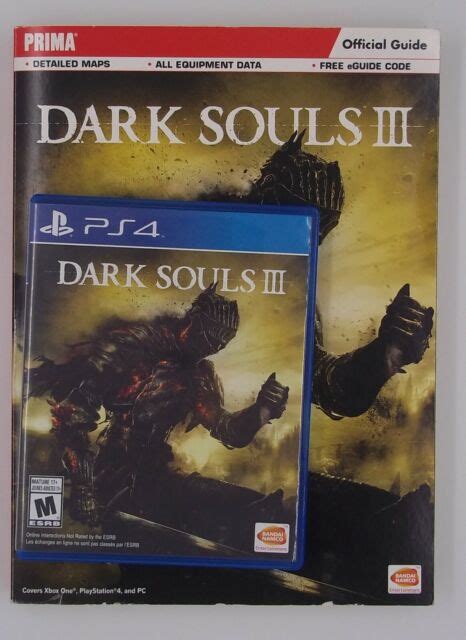 Ps4 Dark Souls Iii Game Disc And Guide Book Ebay