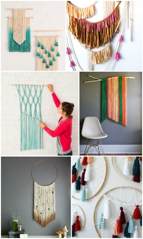 Easy Diy Yarn Wall Art Collage 2 Deonna Wade