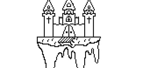 Floating Castle Pixel Art Maker