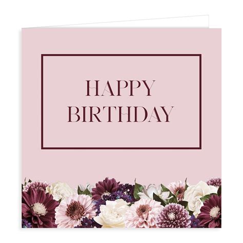Happy Birthday Greeting Card Greeting Card Beatričės Gėlių Namai
