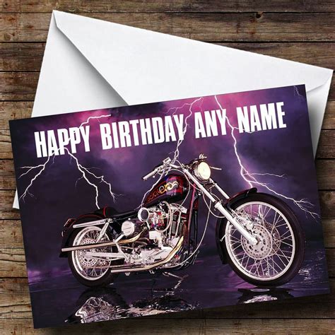 Doxo is when adding harley davidson visa card to their bills & accounts list, doxo users indicate the types. Harley Davidson Personalised Birthday Card - The Card Zoo