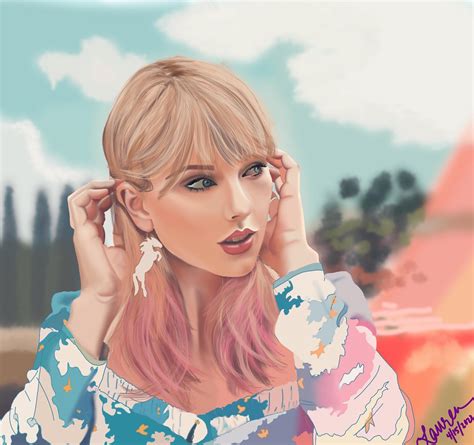 Portrait Of Taylor Swift Me Digital 2020 Art