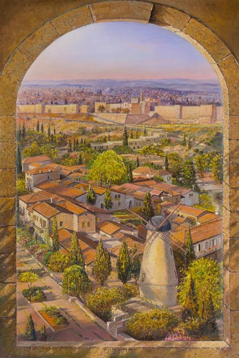 The Beauty Of Jerusalem Poster On Fine Art Paper By Alex Levin