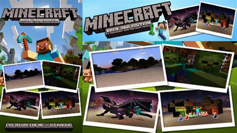 Minecraft Xbox 360 Edition The New Diamond Theme Available Now