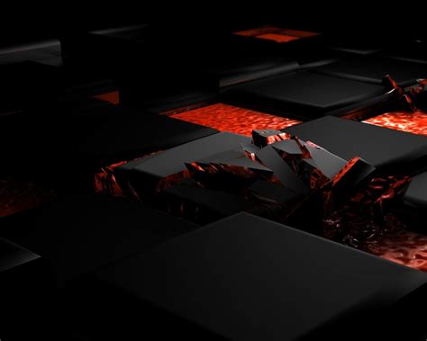 Free Download 2560x1080 Wallpaper Cube Fire Dark Light Alloy Pictures