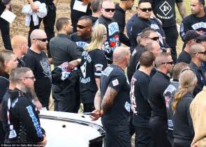 Bikie Rebels Enforcer Micky Ruthless Davey Is Laid To Rest In A