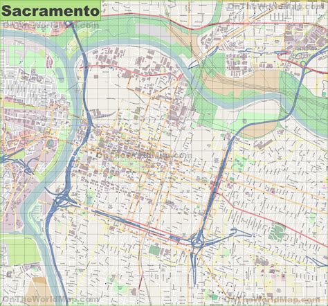 Maybe you would like to learn more about one of these? Large detailed map of Sacramento