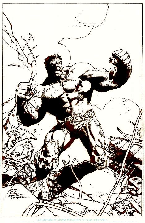 Hulk Inks By Stevescott On Deviantart