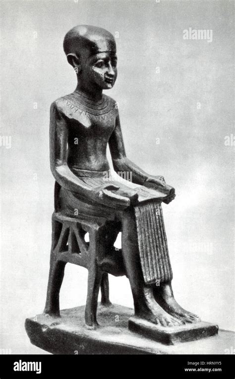 Imhotep Egyptian Polymath Stock Photo Alamy
