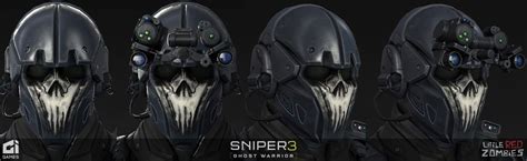 Artstation Sniper Ghost Warrior 3 23s Little Red Zombies Anime