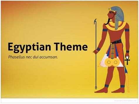 Egyptian Theme Powerpoint Free Keynote Template Keynote Template