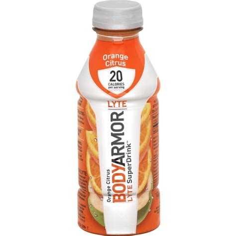 Body armor sport water is the only choice for those who want superior hydration for their active lifestyle. Body Armor Sports Drink, No Sugar Added, Lyte, Orange ...