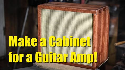Making A Guitar Amp Cabinet Youtube