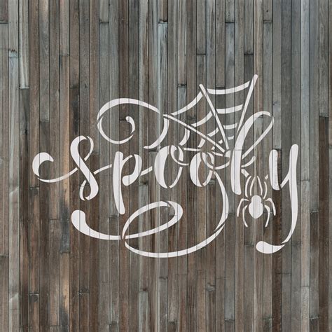 Spooky Stencil Stencil Revolution