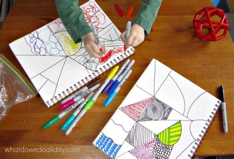 Zentangle Art For Kids No Rules