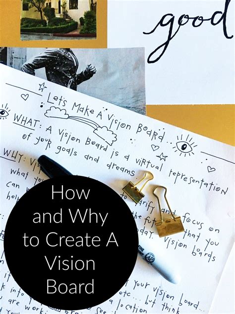 What Is A Vision Board And How To Make One Making A Vision Board
