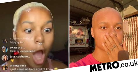 Instagrammers Hair Falls Out During Live Stream Of Bleaching After