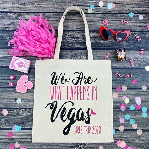 We Are What Happens In Vegas Bachelorette Party Getaway Totes Etsy Vegas Bachelorette Vegas