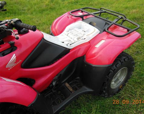 Honda Fourtrax 420fm Quad Bike Farm 4x4 Off Road Utility Atv Quad Red