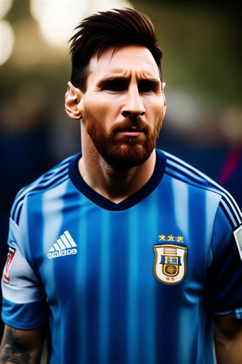 Aryapratm Lionel Messi Argentina Costume Realistic Football Player