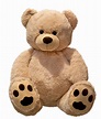 Giant teddy bear Cuddly bear XXL 100 cm large Plush bear Soft toy ...