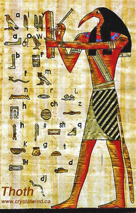 Thoth is depicted as an ibis or as a human with. Thoth - God of Wisdom - Crystal Wind™ | Egyptian Mythology