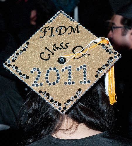 Fidm 2011 Graduation Decorated Mortar Boards Staples C Flickr