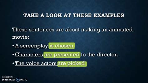 Describing A Process With Passive Voice In Present Youtube