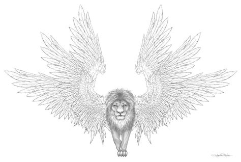 Hello dear novice artists, and welcome to howtodrawforkids and a new drawing guide about how to draw a lion for kids. lion with wings - Google Search | Places to Visit | Pinterest | Cas, The o'jays and Wings